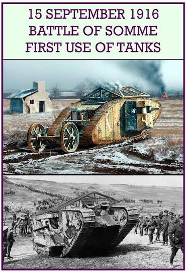 On This day 15th September 1916